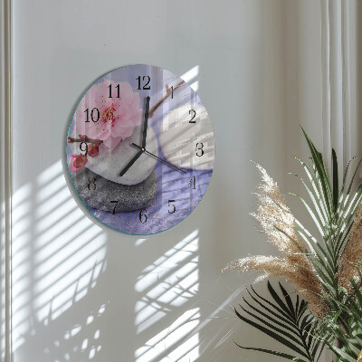 Round wall clock Stones