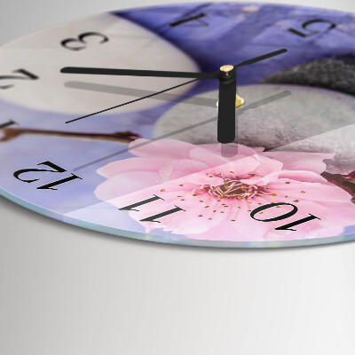 Round wall clock Stones