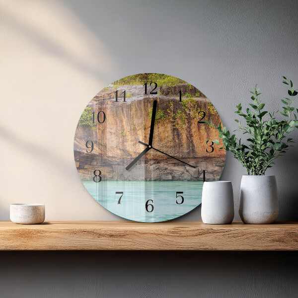 Round wall clock Cliff