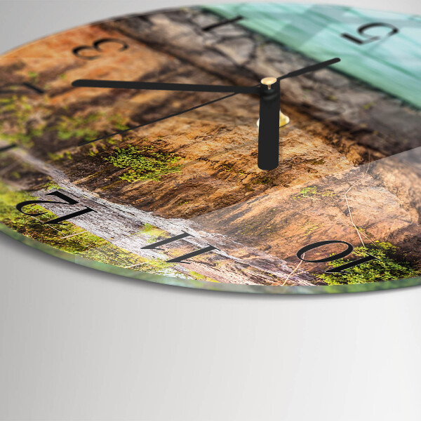 Round wall clock Cliff