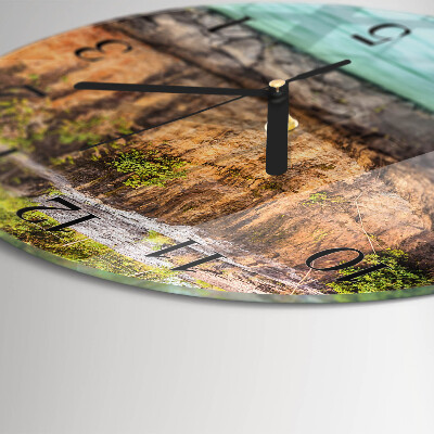 Round wall clock Cliff