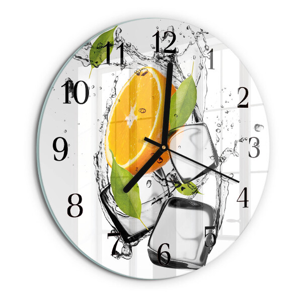 Round wall clock Ice