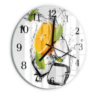Round wall clock Ice