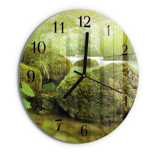 Round wall clock Nature