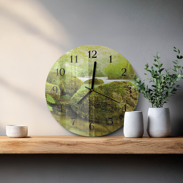 Round wall clock Nature