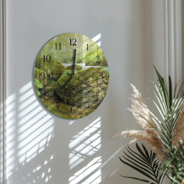 Round wall clock Nature