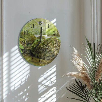 Round wall clock Nature
