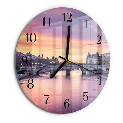 Round wall clock River City