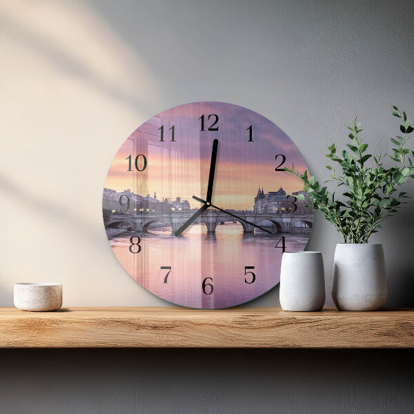Round wall clock River City