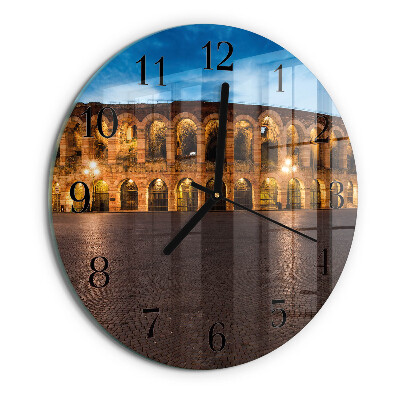 Round wall clock Statue