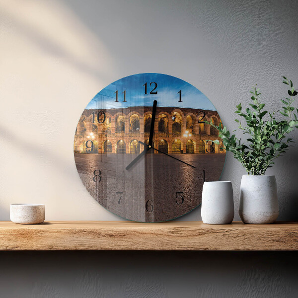 Round wall clock Statue