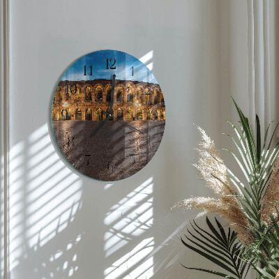 Round wall clock Statue