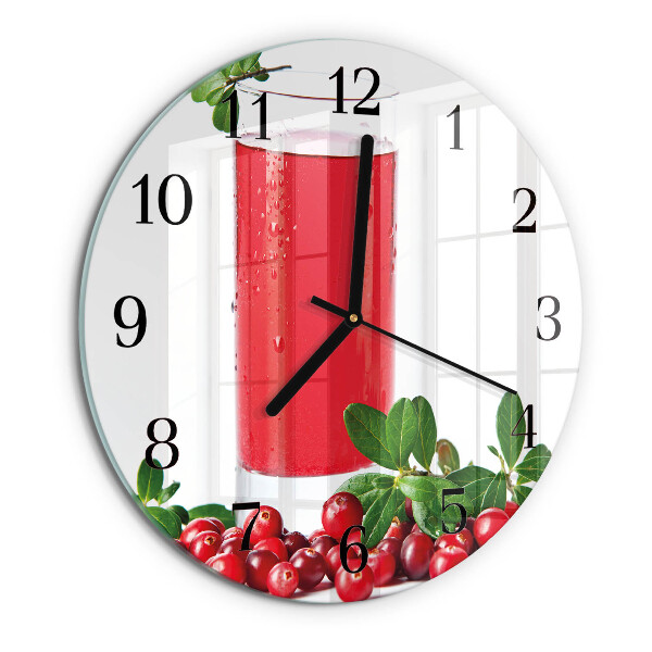 Round wall clock Cranberries