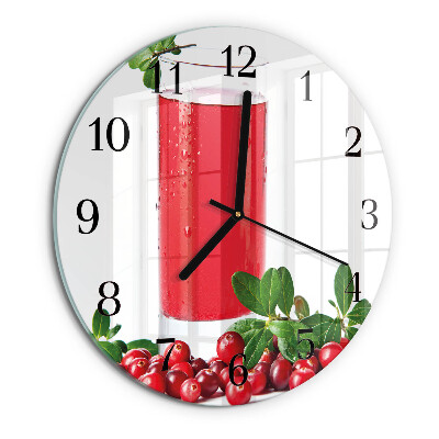 Round wall clock Cranberries