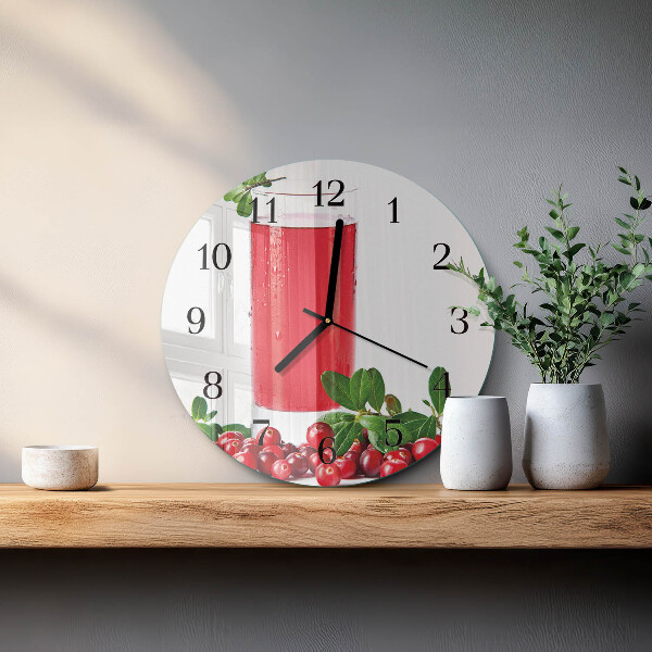 Round wall clock Cranberries