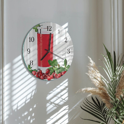 Round wall clock Cranberries