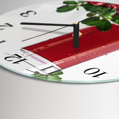 Round wall clock Cranberries