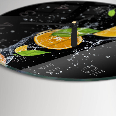 Round wall clock Oranges