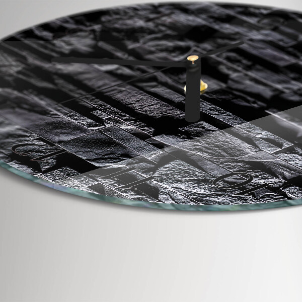 Round wall clock Stones