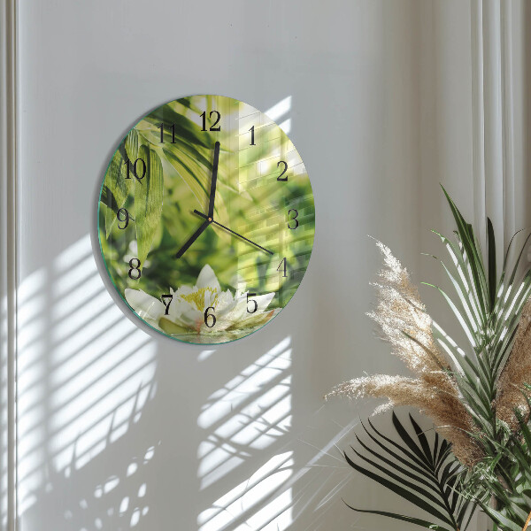 Round wall clock Nature