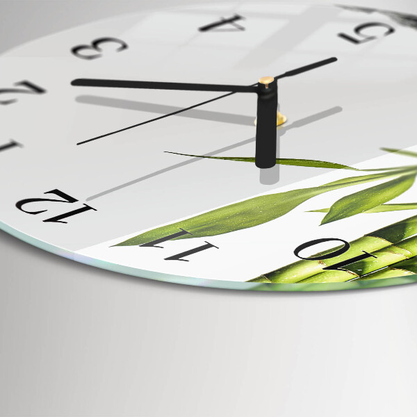 Round wall clock Bamboo