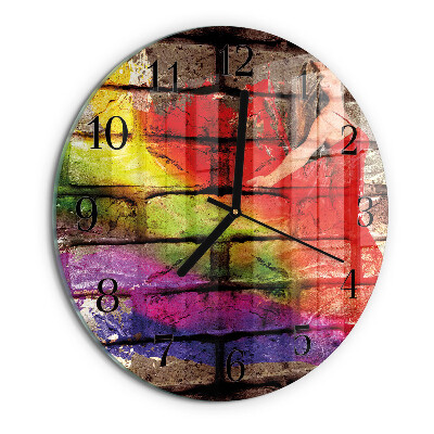Round wall clock Brick