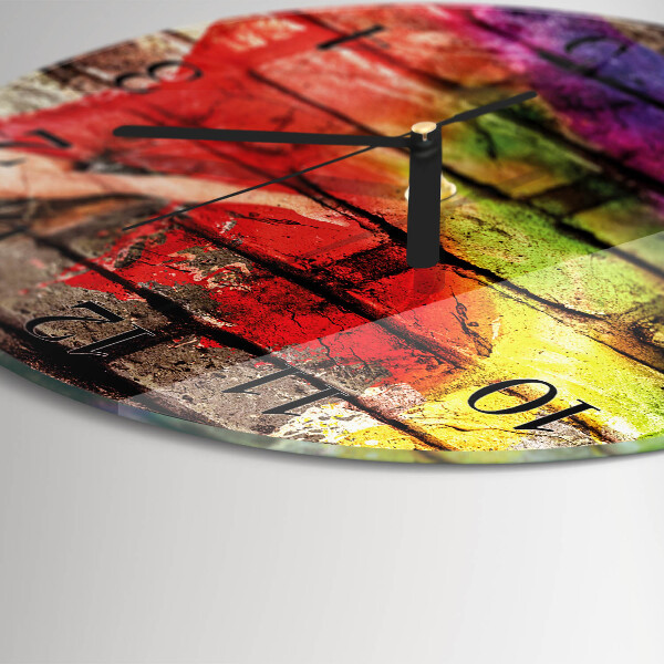 Round wall clock Brick