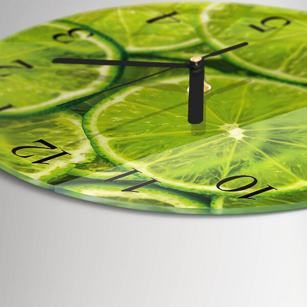 Round wall clock Calcium carbonate