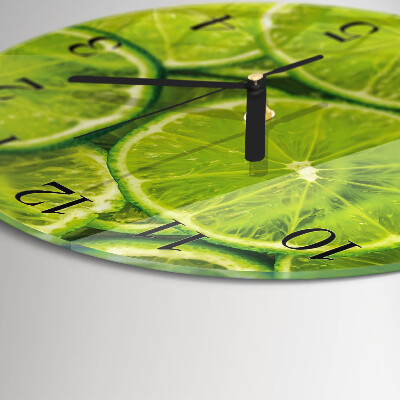 Round wall clock Calcium carbonate