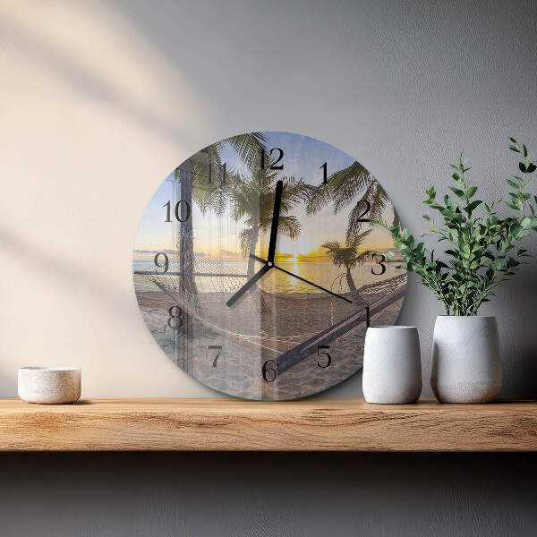 Round wall clock Hammock
