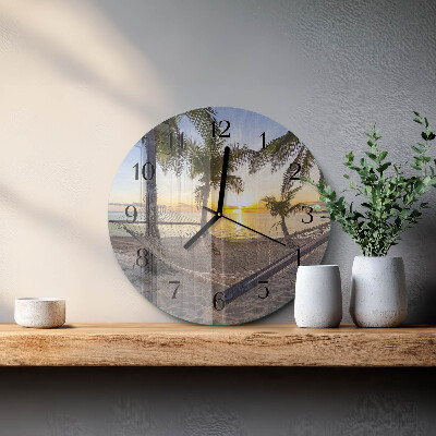 Round wall clock Hammock