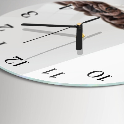 Round wall clock Coffee Beans