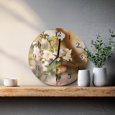 Round wall clock Nature