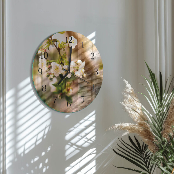 Round wall clock Nature
