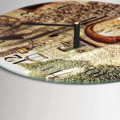Round wall clock Avenue