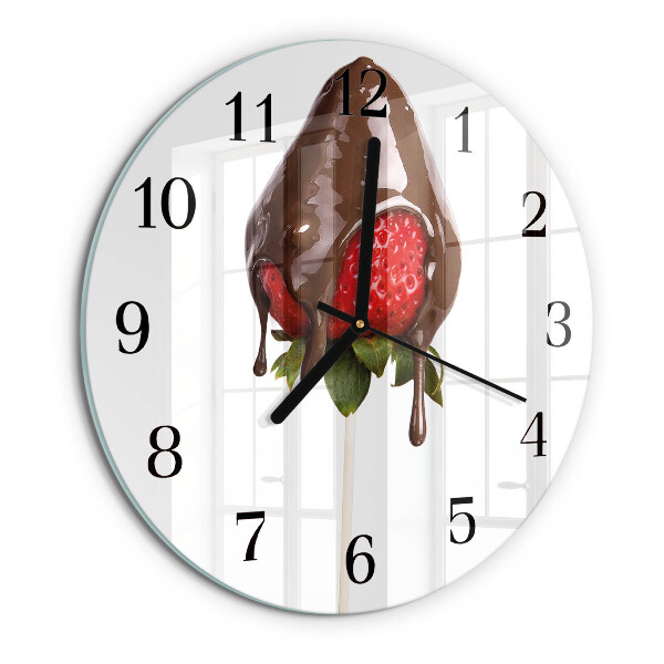 Round wall clock Chocolate