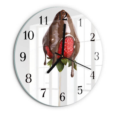 Round wall clock Chocolate