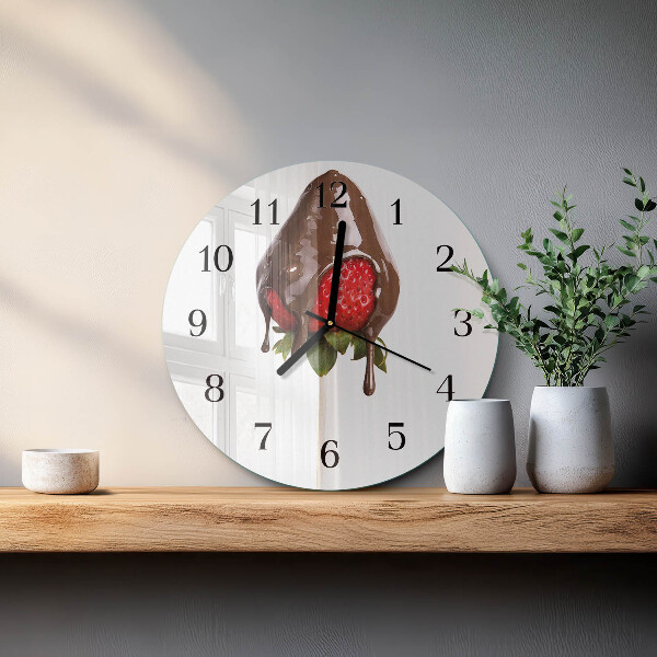 Round wall clock Chocolate