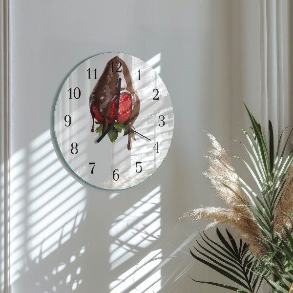 Round wall clock Chocolate
