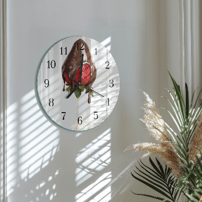 Round wall clock Chocolate