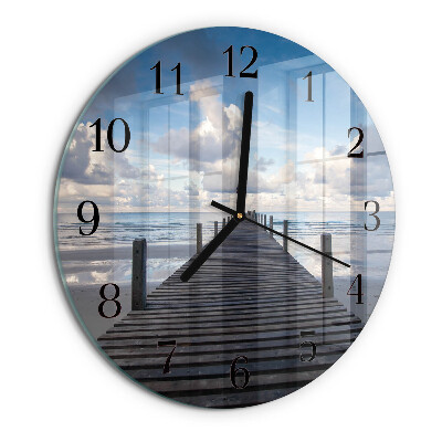 Round wall clock Bridge