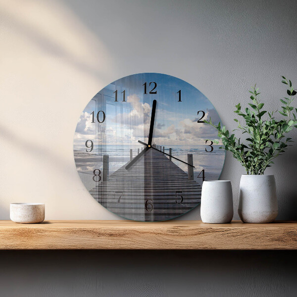 Round wall clock Bridge