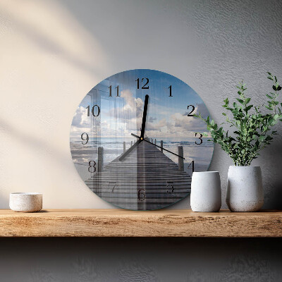 Round wall clock Bridge