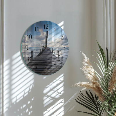Round wall clock Bridge