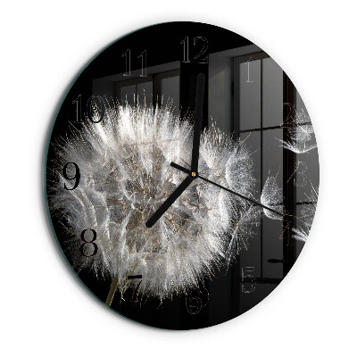 Round wall clock Dandelion