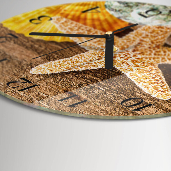 Round wall clock Starfish