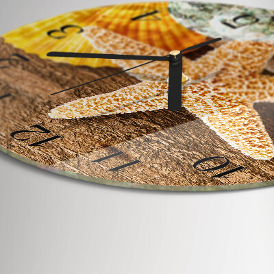 Round wall clock Starfish
