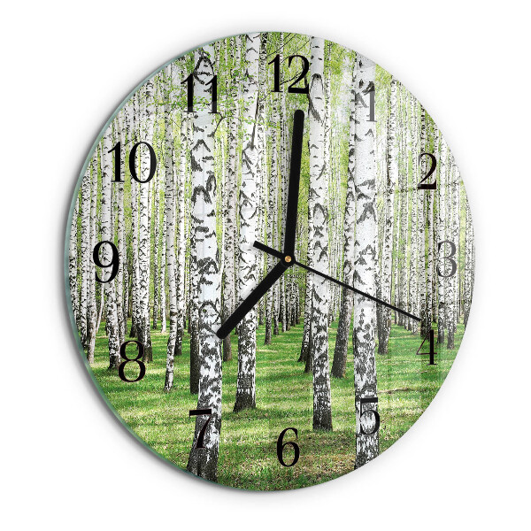 Round wall clock Birch