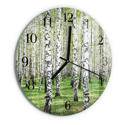 Round wall clock Birch
