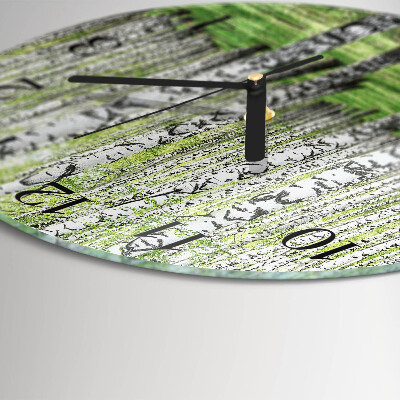Round wall clock Birch